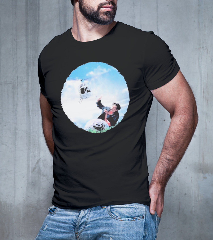 All But 6 Records Helicopter Happy Hunting T-Shirt