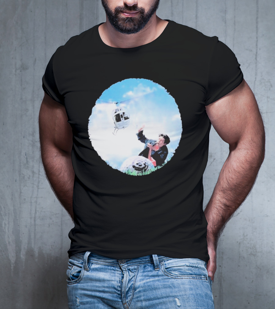 All But 6 Records Helicopter Happy Hunting T-Shirt