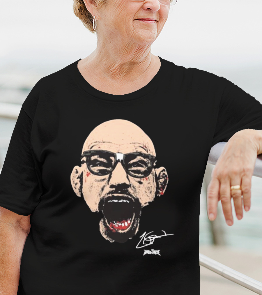 Full Violence Jean Silva Big Face Signature Bold Scream T-Shirt