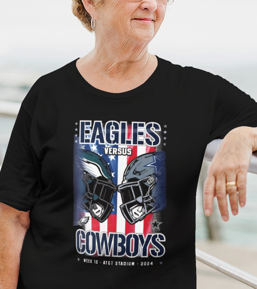 Eagles Versus Cowboys Week 10 AT&T Stadium T-Shirt