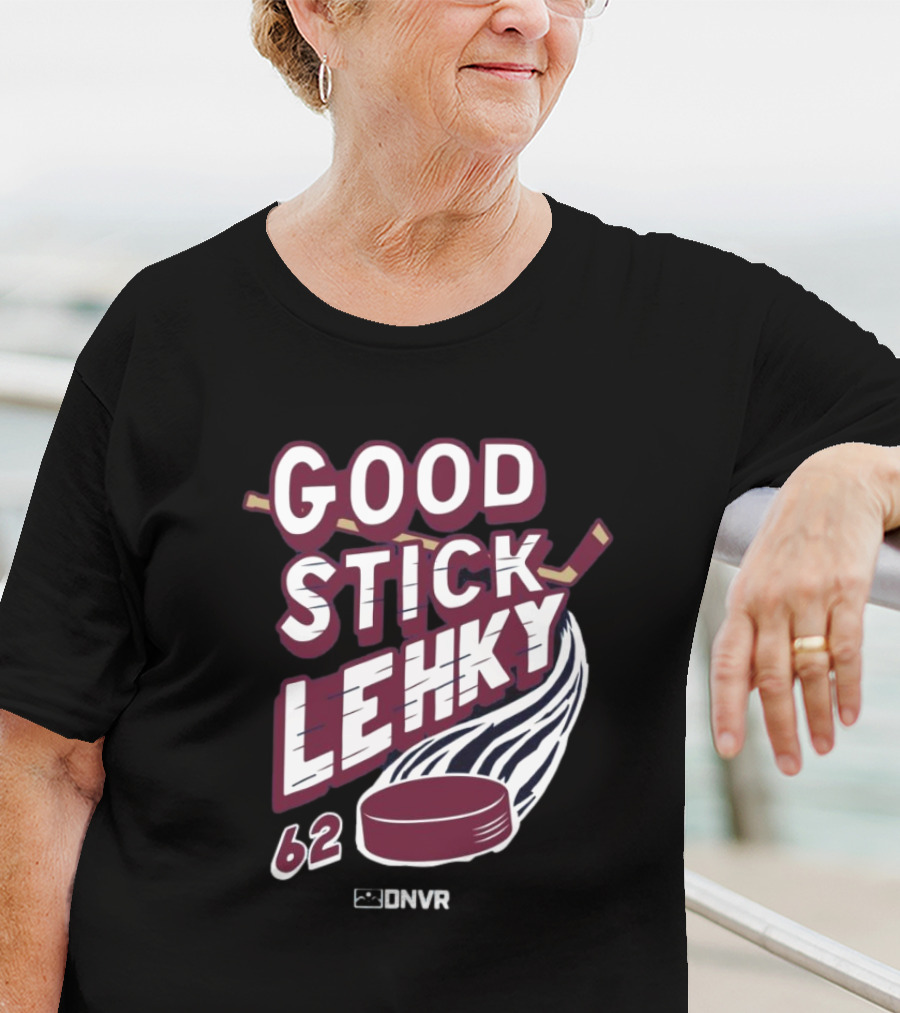 DNVR Good Stick Lehky 62 Hockey Puck And Stick T-Shirt