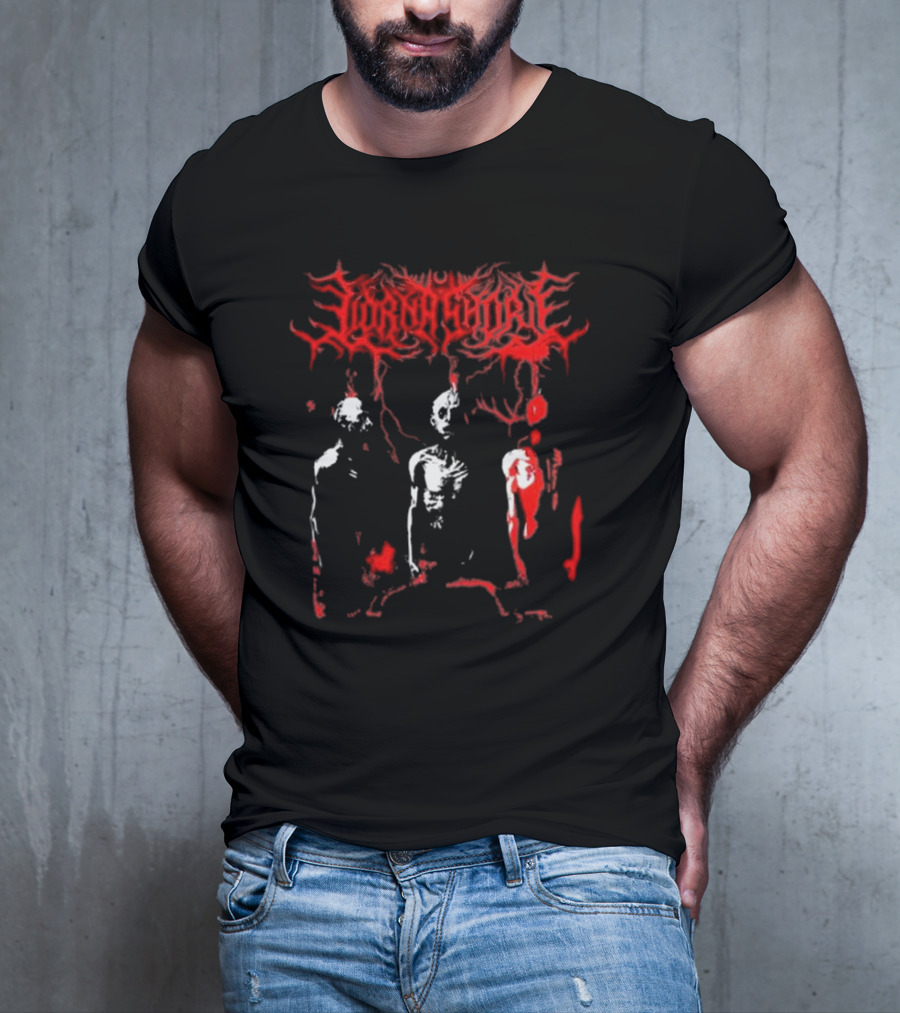 Lorna Shore Hanging Bodies Red Gothic Aesthetic T-Shirt
