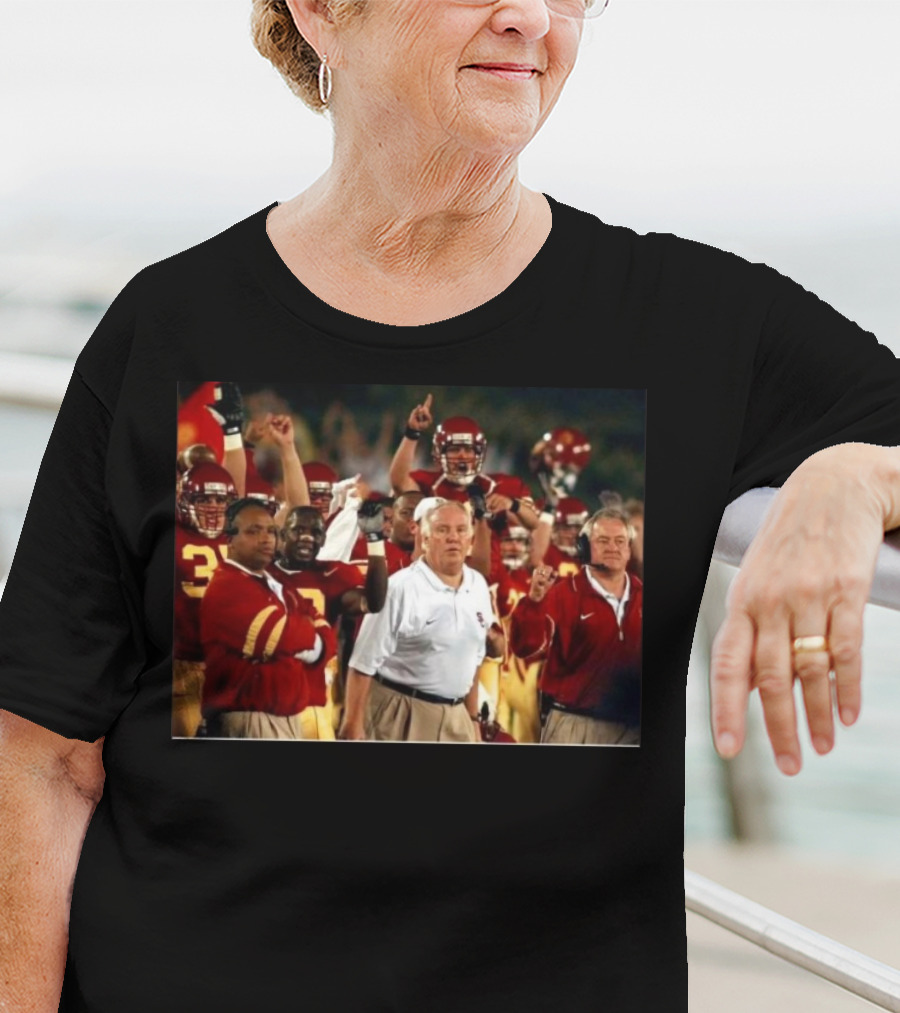 Rip Coach John Robinson Fight On Forever USC Trojans Football Team Victory Celebrations T-Shirt