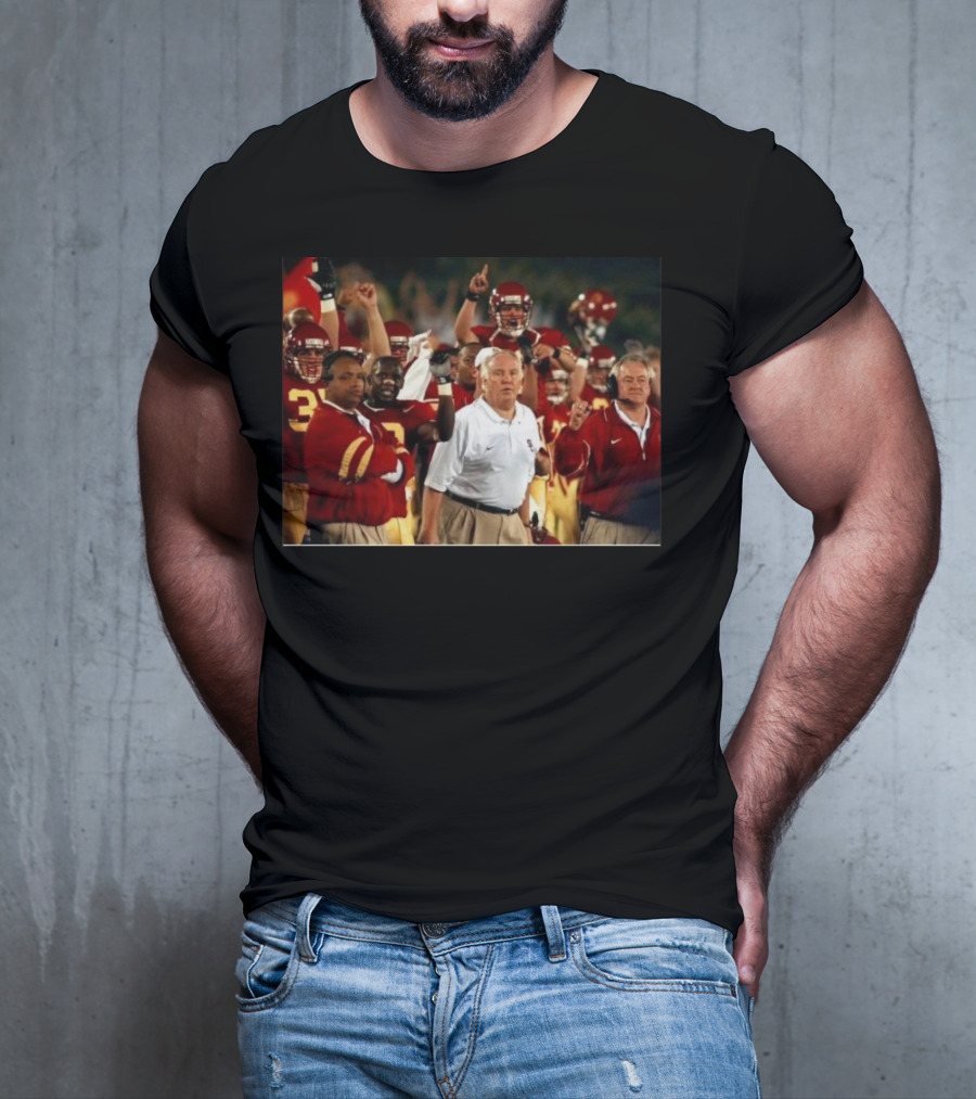 Rip Coach John Robinson Fight On Forever USC Trojans Football Team Victory Celebrations T-Shirt