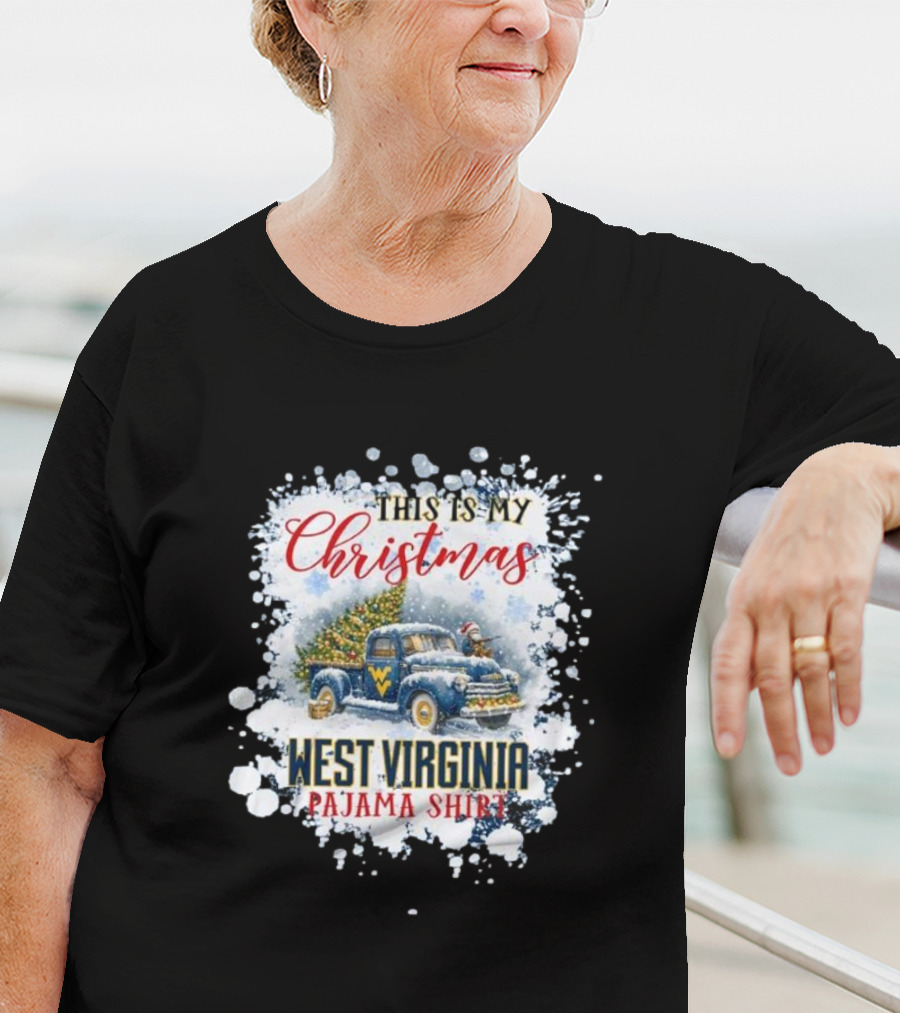 This Is My Christmas West Virginia Pajama T-Shirt
