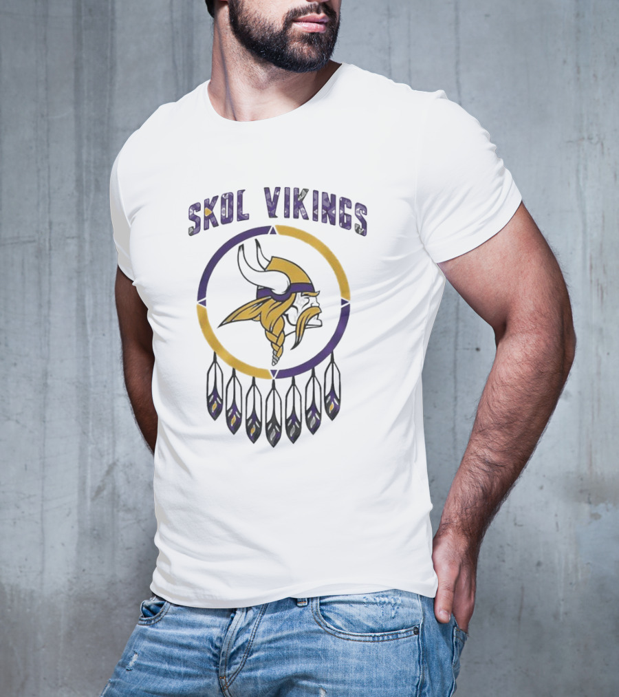 Skol Vikings Minnesota Vikings Native American Heritage Month T-Shirt
