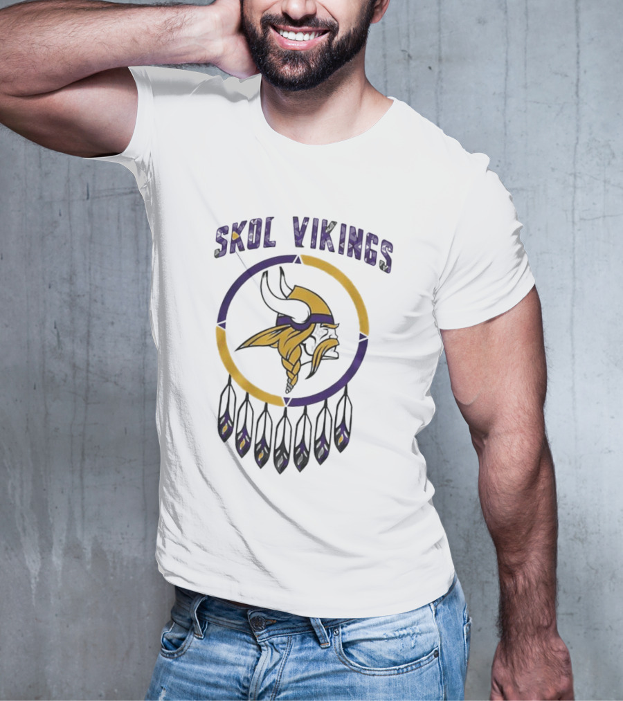 Skol Vikings Minnesota Vikings Native American Heritage Month T-Shirt
