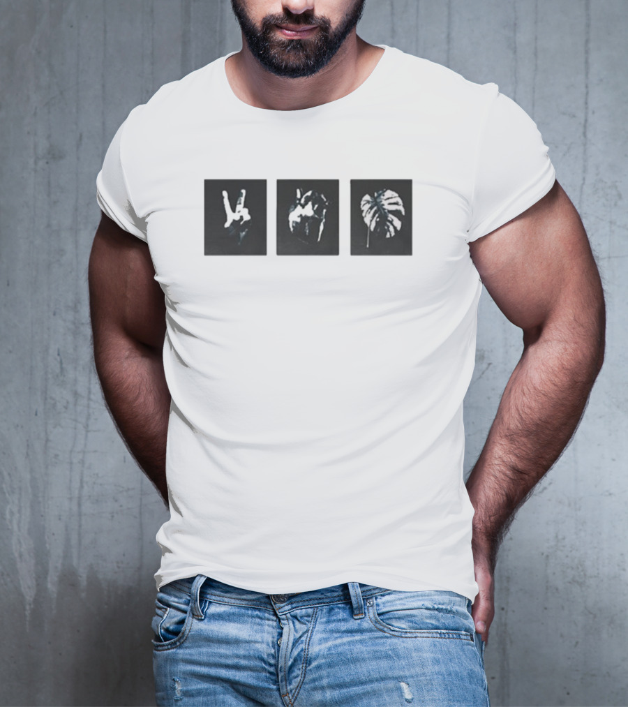 Season 8 Peace Sign Heart Metal Leaf T-Shirt