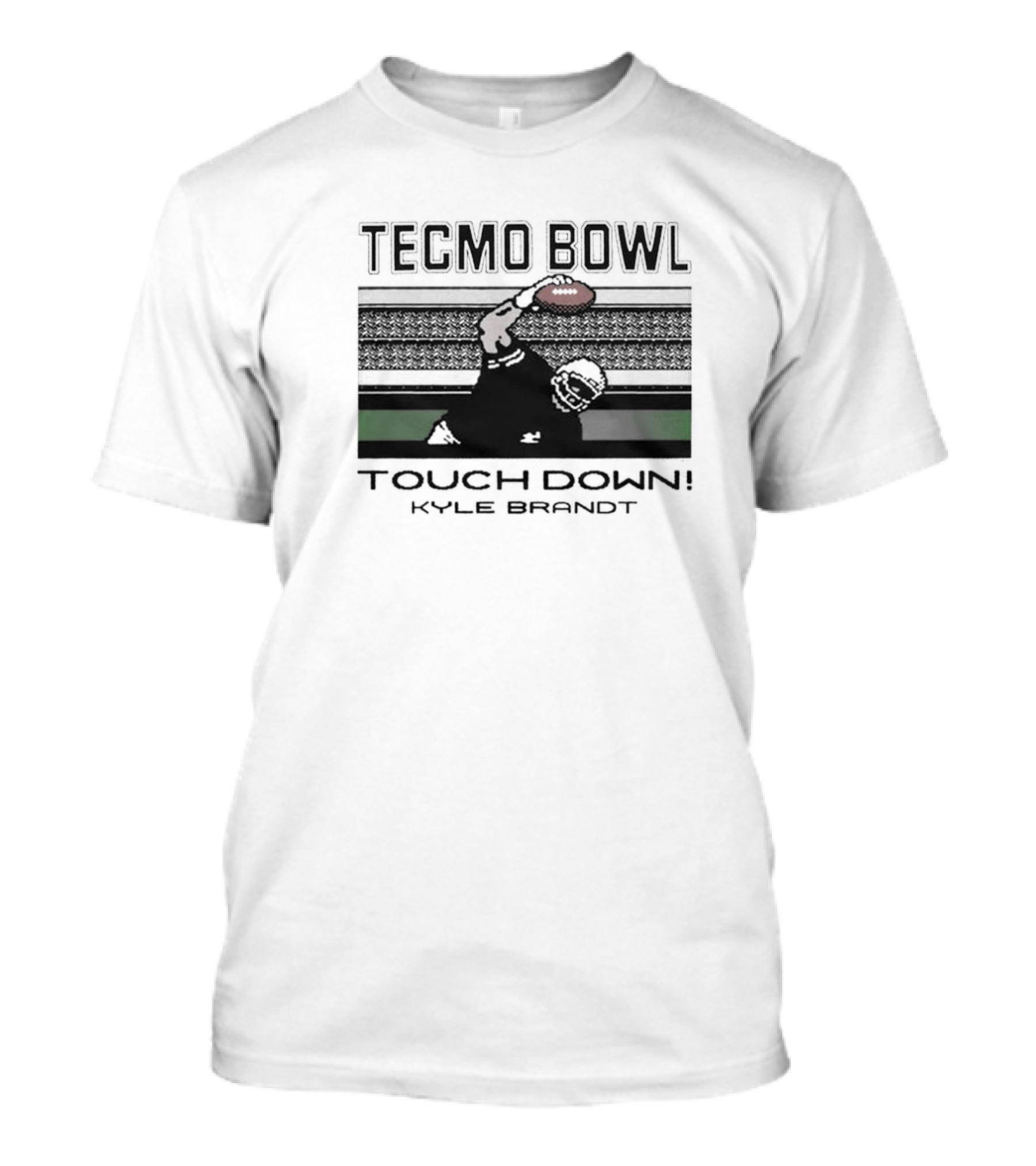 Tecmo Bowl Touchdown Kyle Brandt NFL T-Shirt