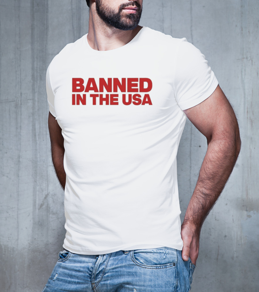 Banned In The USA Venus Sherwood Wearing T-Shirt