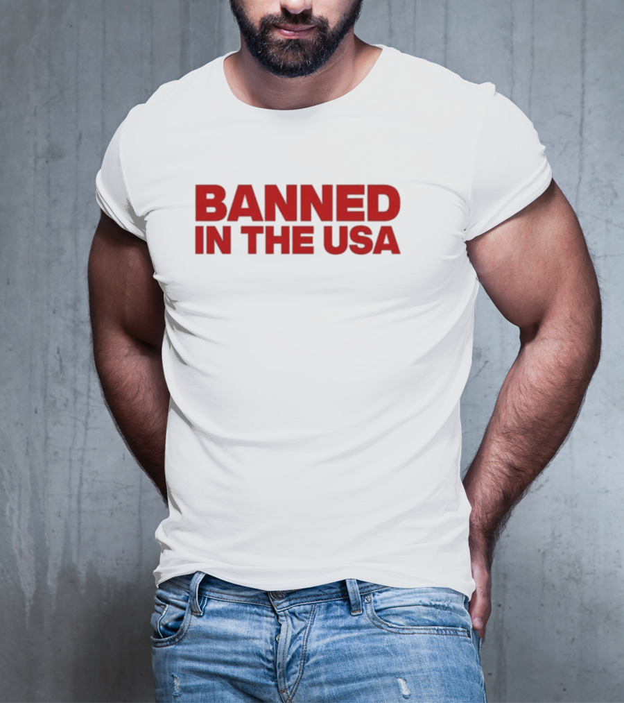 Banned In The USA Venus Sherwood Wearing T-Shirt