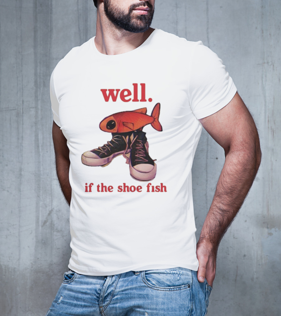 Well If The Shoe Fish, Converse Sneakers And Orange Fish T-Shirt