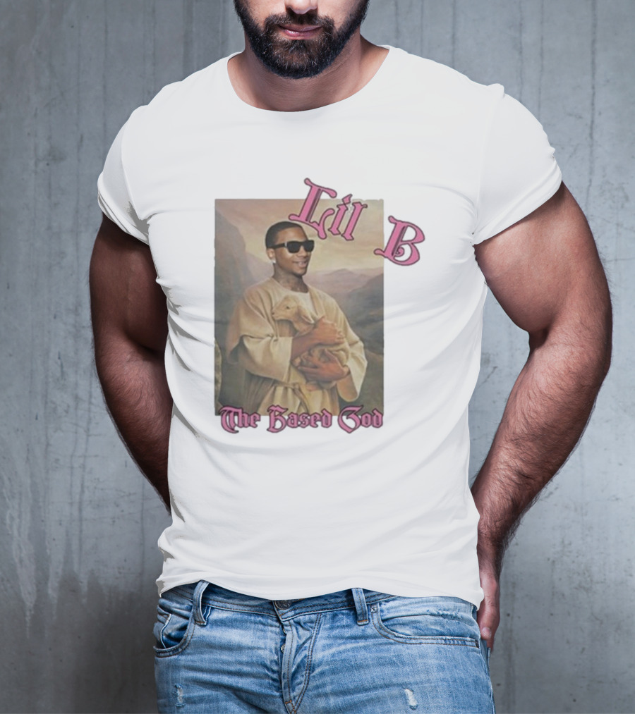 Lil B The Based God Savior Image With Sunglasses And Lamb T-Shirt