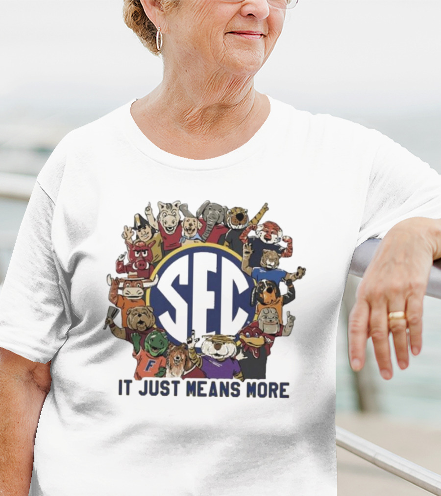LSU SEC Animal Mascots It Just Means More T-Shirt