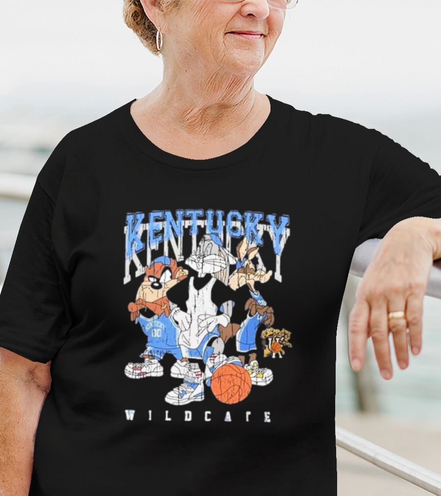 Kentucky Wildcats NCAA Vintage Basketball Characters Wildcats T-Shirt