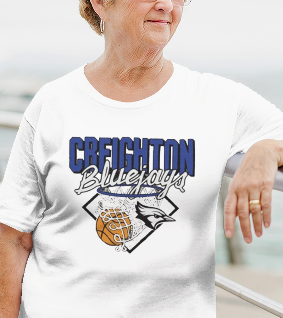 Creighton Bluejays Basketball Nothing But Net T-Shirt
