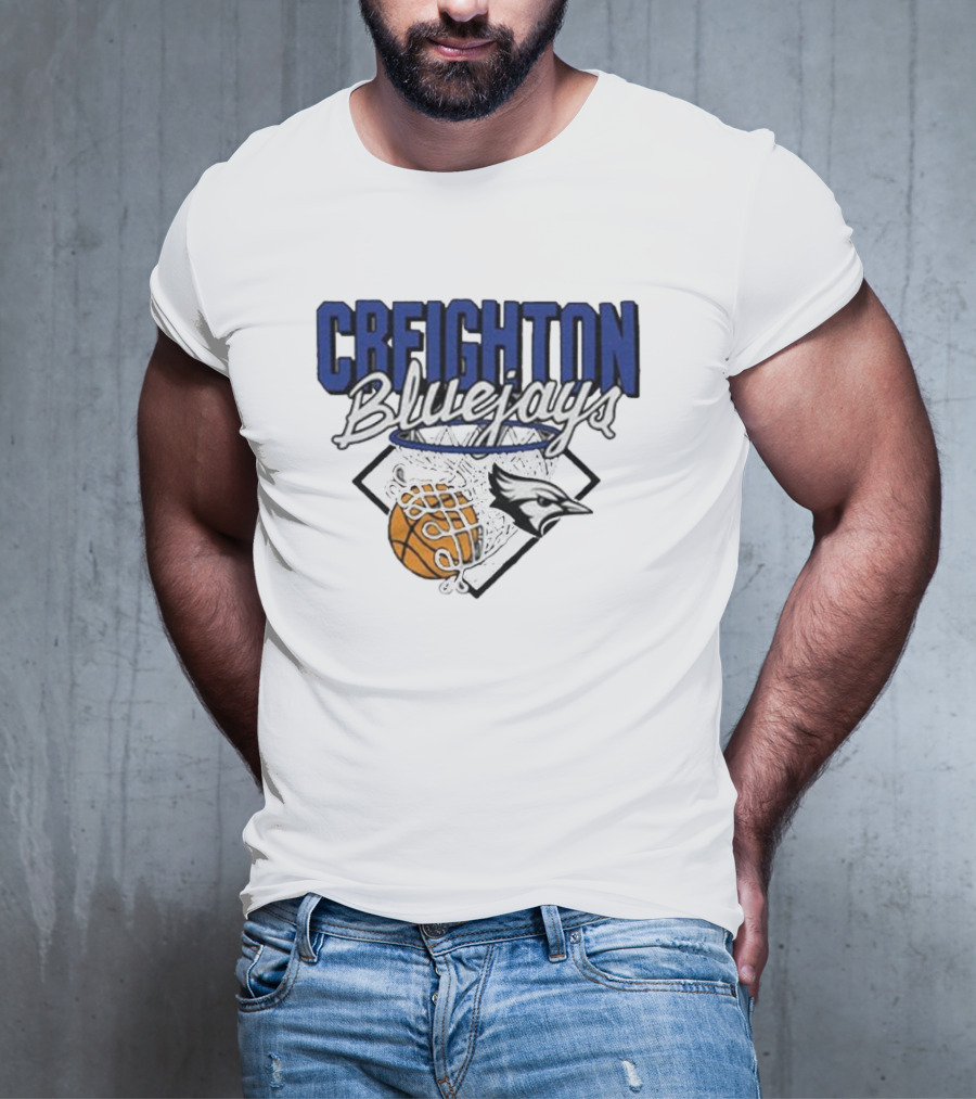 Creighton Bluejays Basketball Nothing But Net T-Shirt