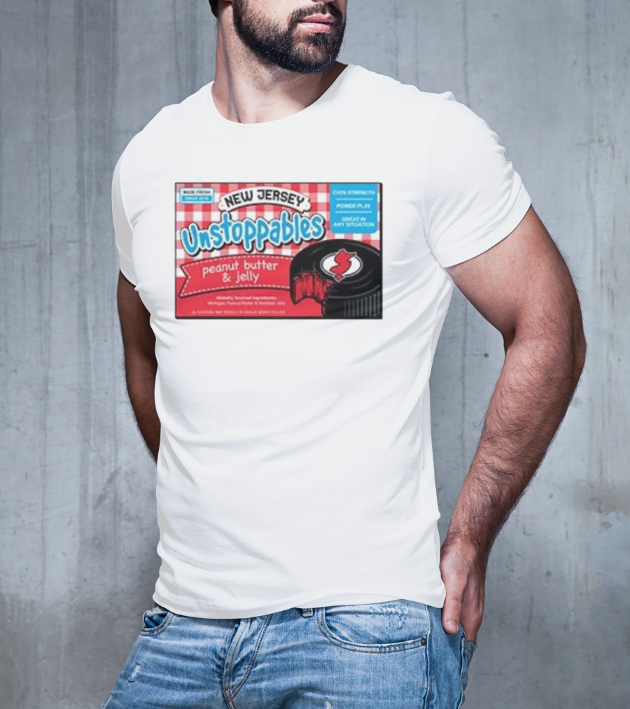 New Jersey Unstoppables Peanut Butter And Jelly Even Strength Power Play T-Shirt