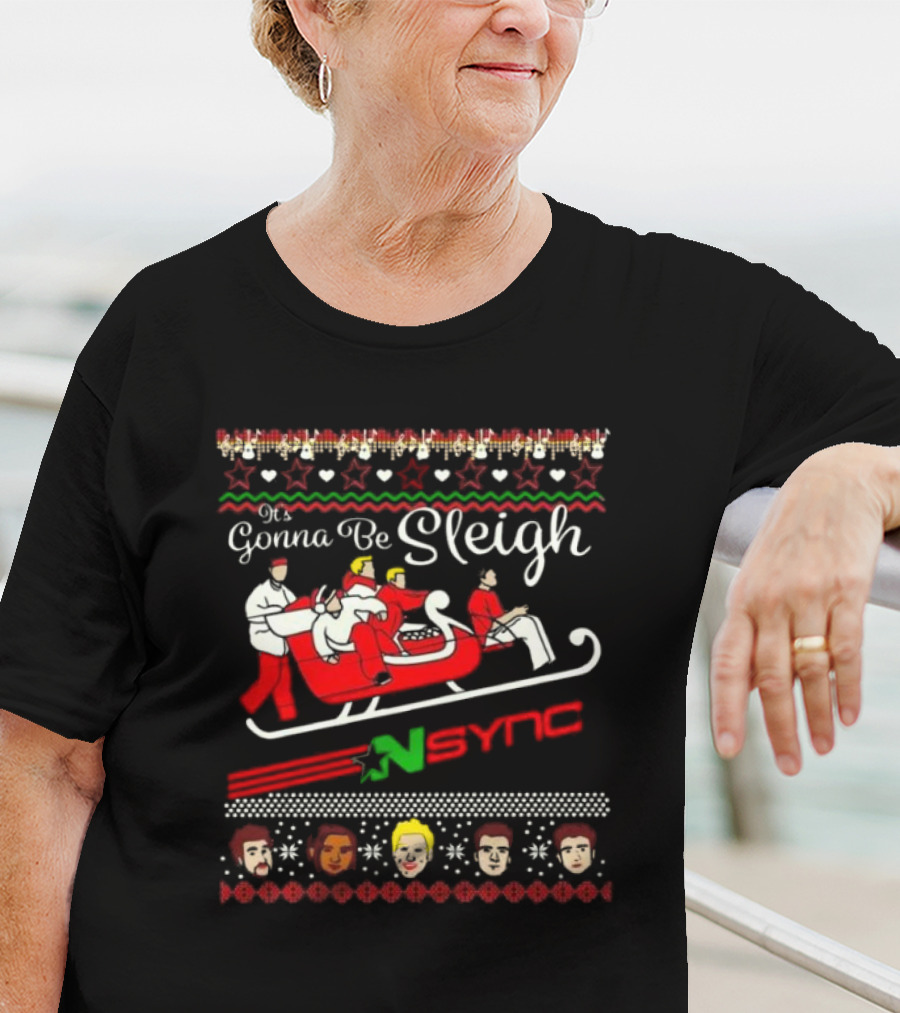 NSync It's Gonna Be Sleigh Christmas T-Shirt