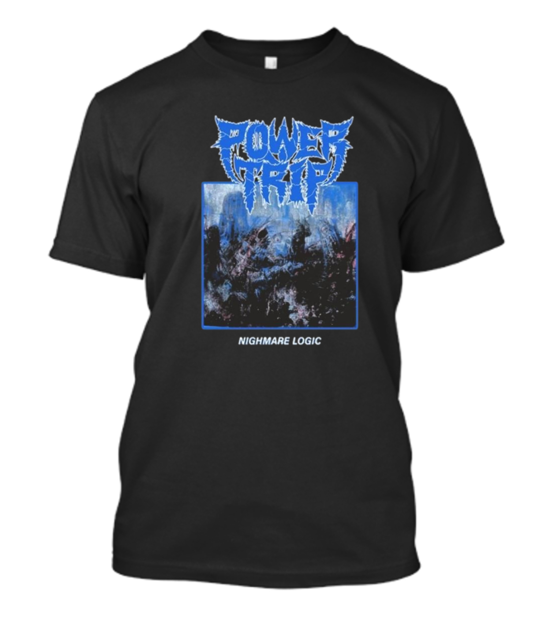 Power Trip Nightmare Logic Album Cover T-Shirt
