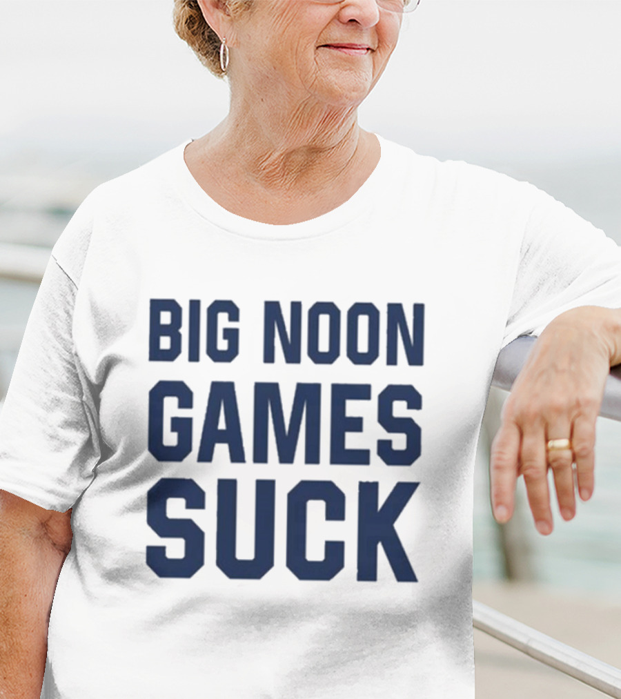 Jeremy Birmingham Big Noon Games Suck Football Commentary T-Shirt