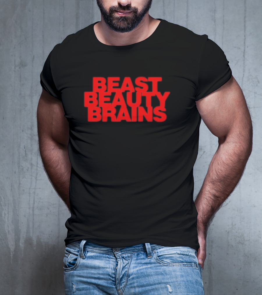 Ilona Maher Beast Beauty Brains Iconic Red T-Shirt