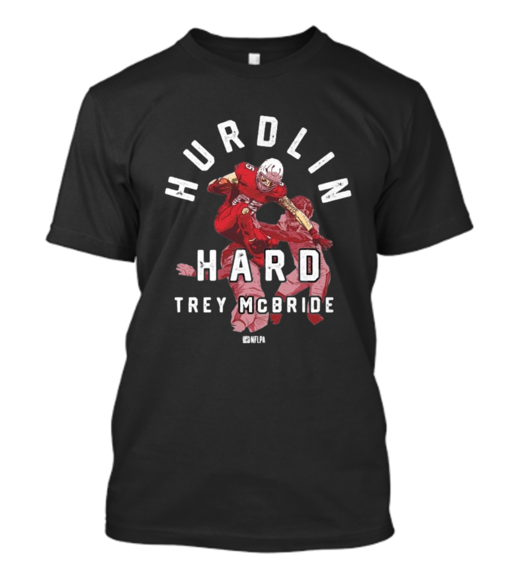 Hurdlin Hard Trey McBride NFLPA Arizona Cardinals T-Shirt