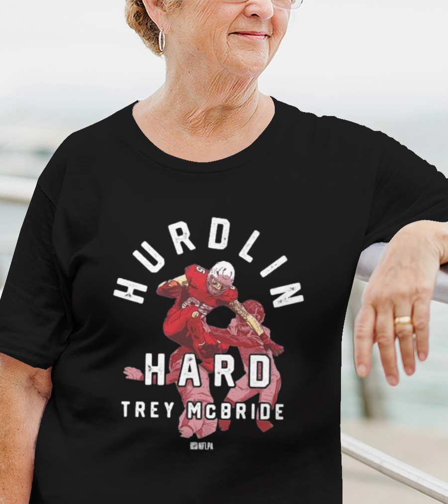 Hurdlin Hard Trey McBride NFLPA Arizona Cardinals T-Shirt