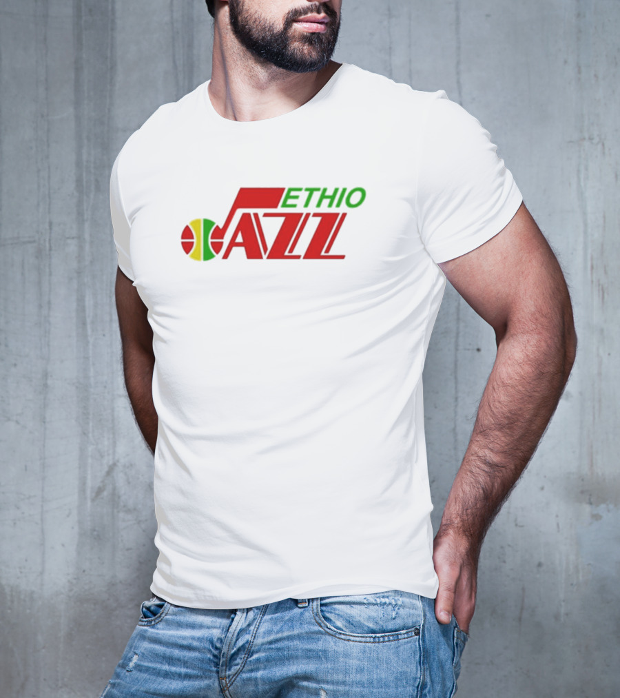 Awesome Tapes From Africa Ethio Jazz Music Basketball Note T-Shirt