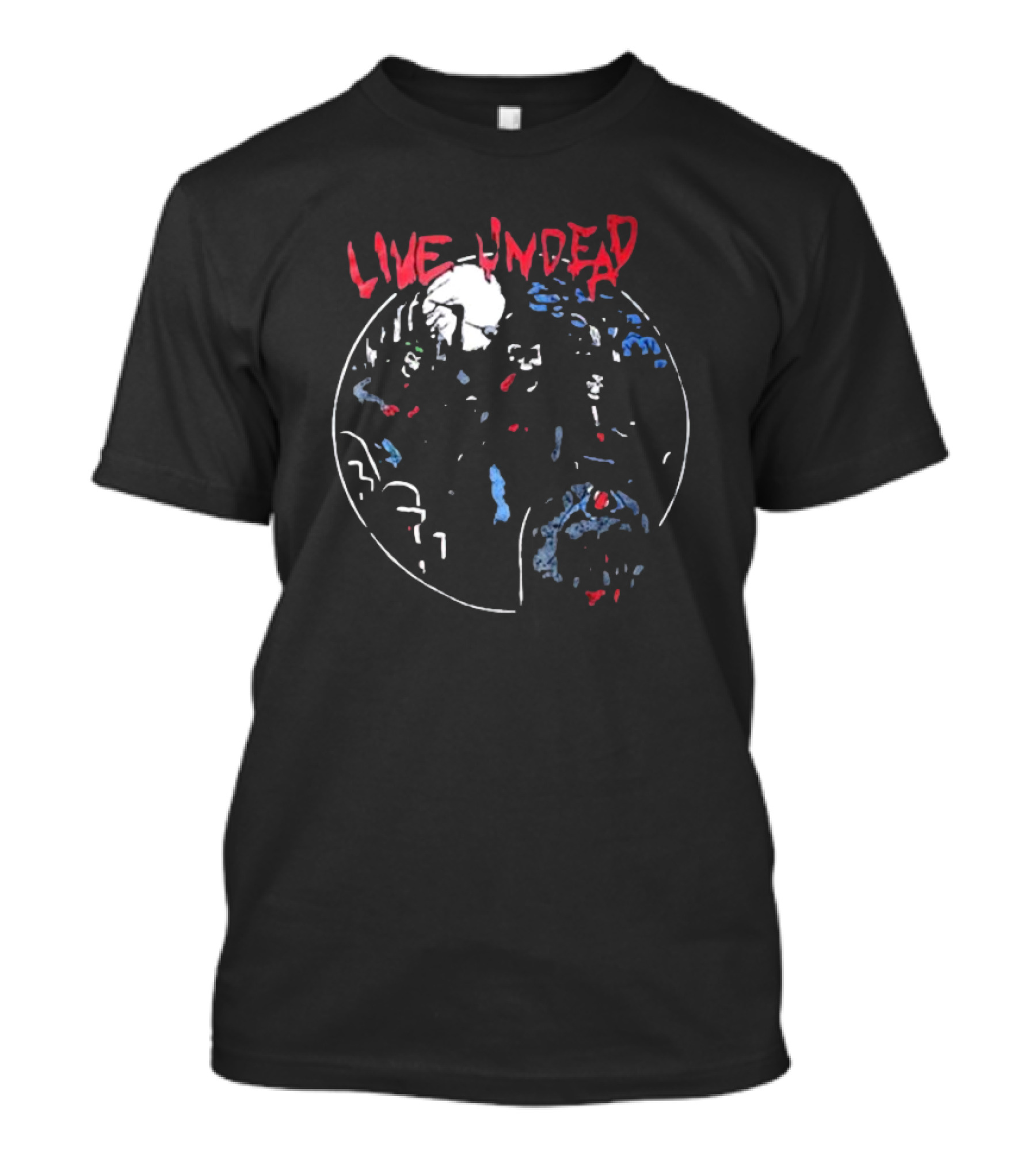 Live Undead Slayer 87 Stonewash Retro Vintage T-Shirt