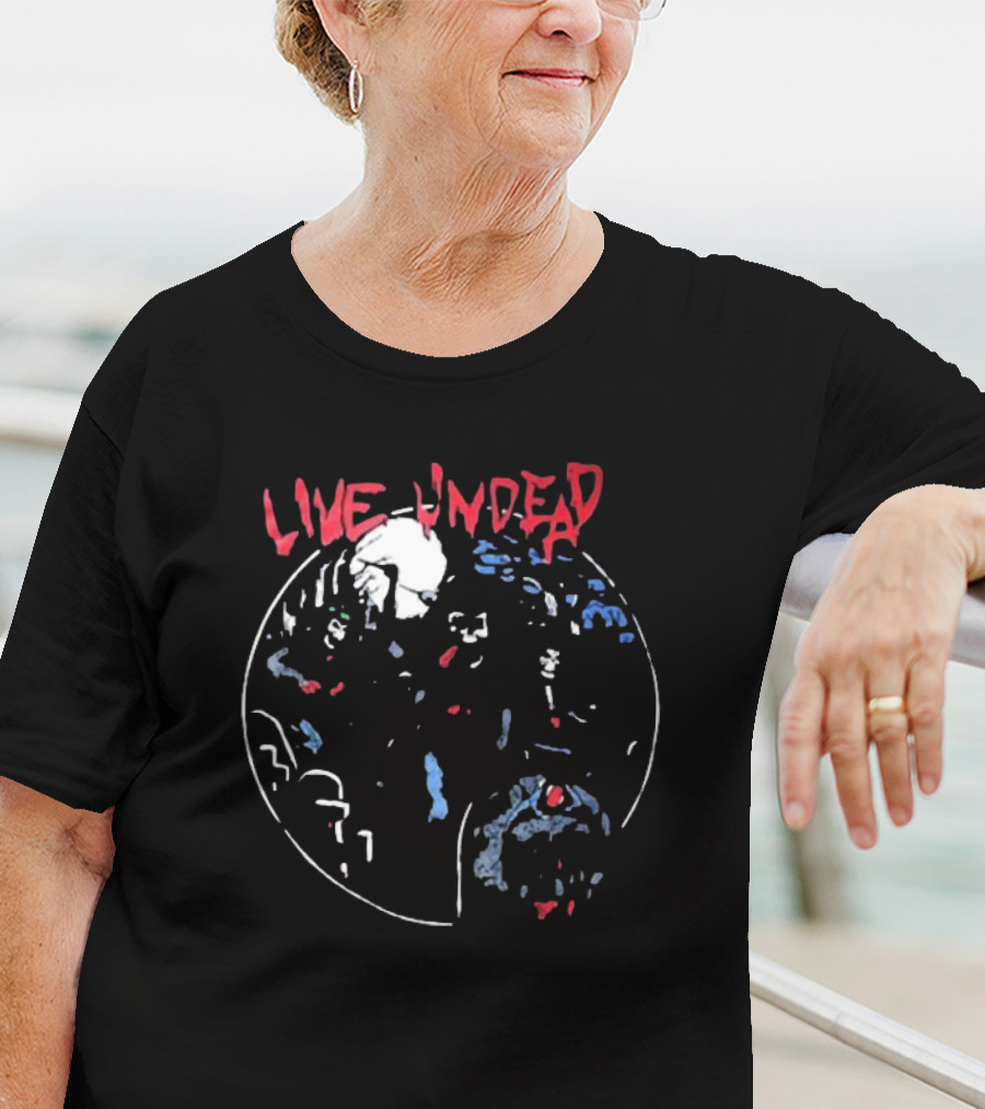 Live Undead Slayer 87 Stonewash Retro Vintage T-Shirt