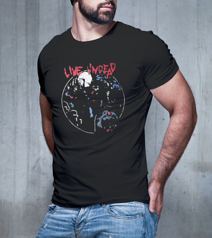 Live Undead Slayer 87 Stonewash Retro Vintage T-Shirt