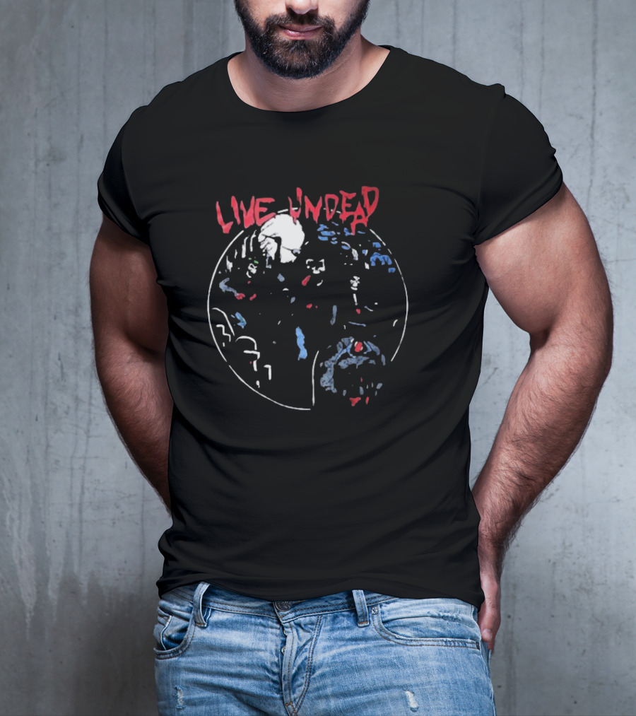 Live Undead Slayer 87 Stonewash Retro Vintage T-Shirt