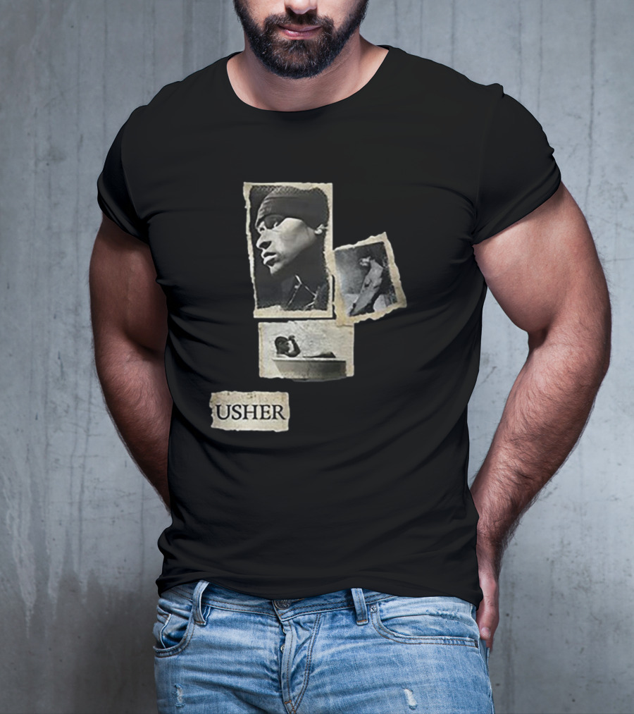 Usher Raymond IV Confessions Album Collage T-Shirt
