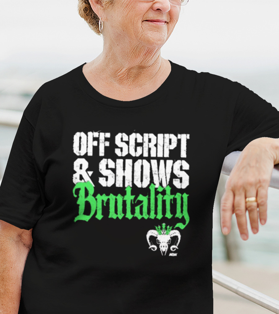 Off Script Shows Brutality Will Ospreay Vintage AEW T-Shirt