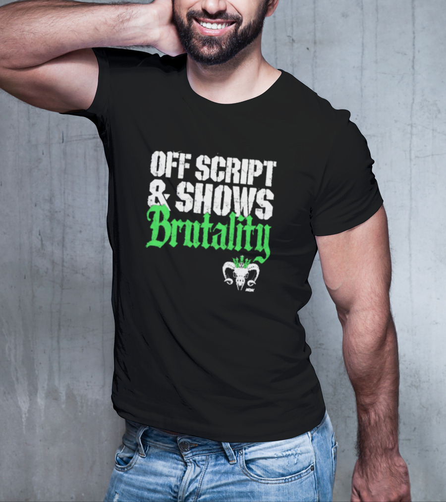 Off Script Shows Brutality Will Ospreay Vintage AEW T-Shirt