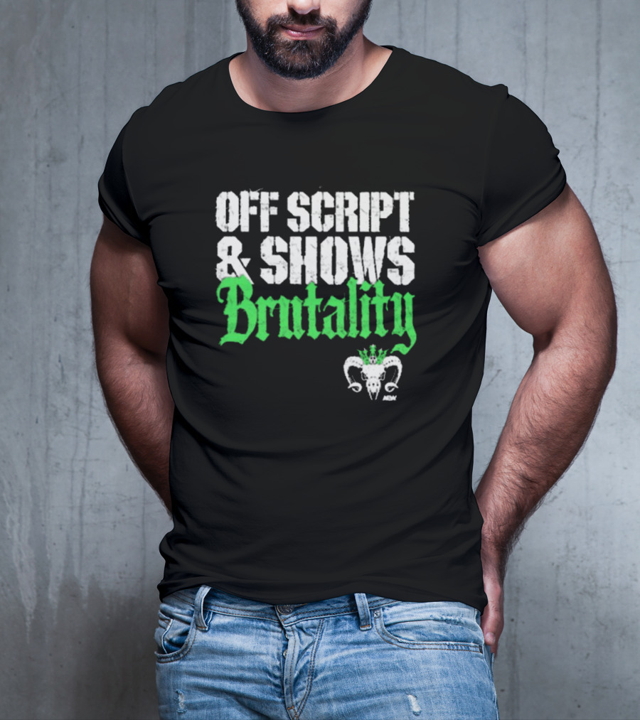 Off Script Shows Brutality Will Ospreay Vintage AEW T-Shirt