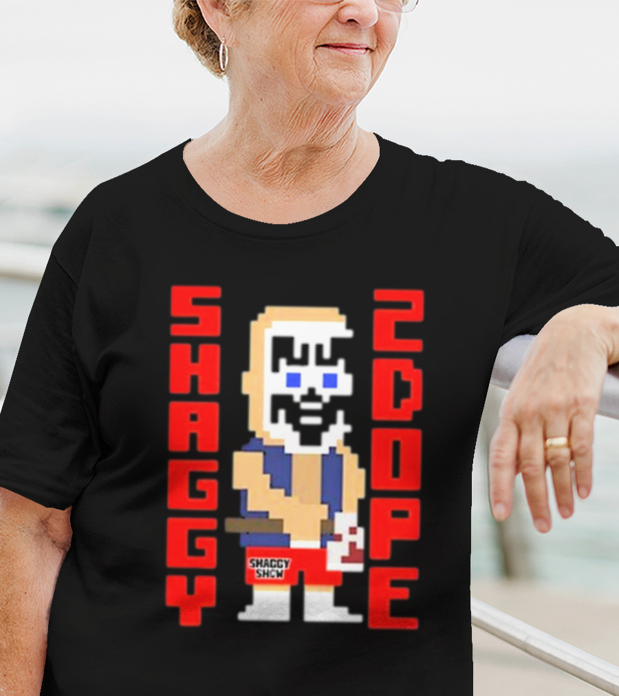 Shaggy 2 Dope Retro Pixel Art From The Shaggy Show Video-game T-Shirt
