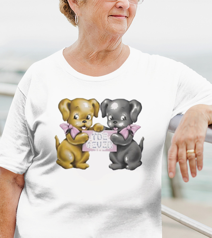 Tde Forever The Driver Era Cute Puppy Duo With Bows T-Shirt
