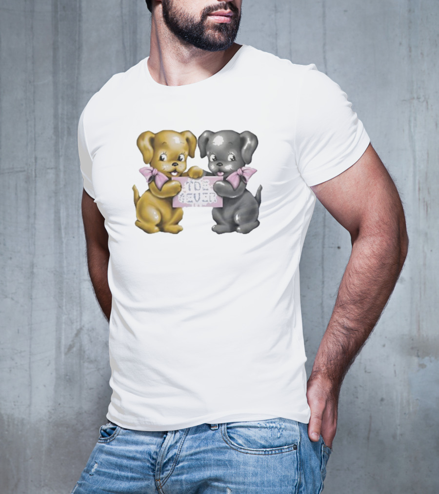 Tde Forever The Driver Era Cute Puppy Duo With Bows T-Shirt