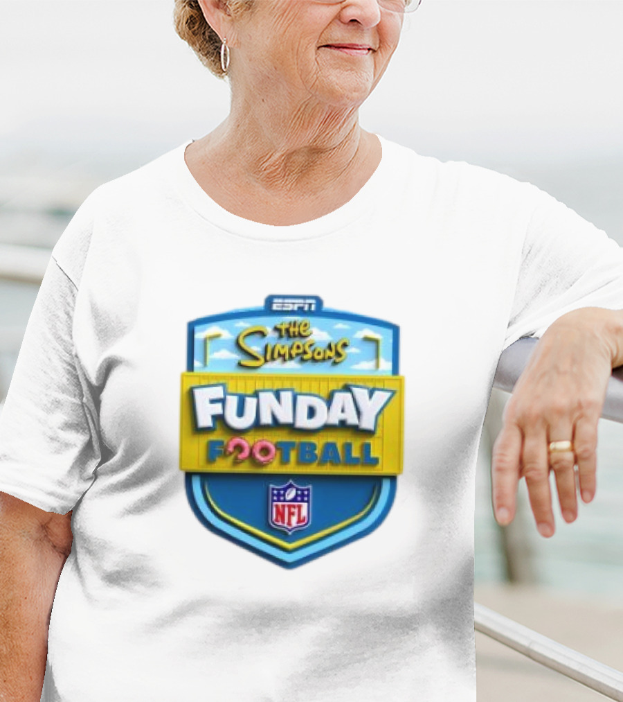 ESPN The Simpsons Funday Football NFL T-Shirt