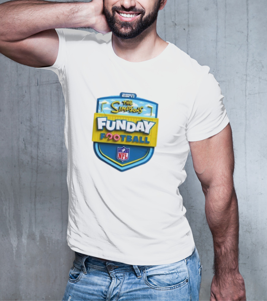 ESPN The Simpsons Funday Football NFL T-Shirt