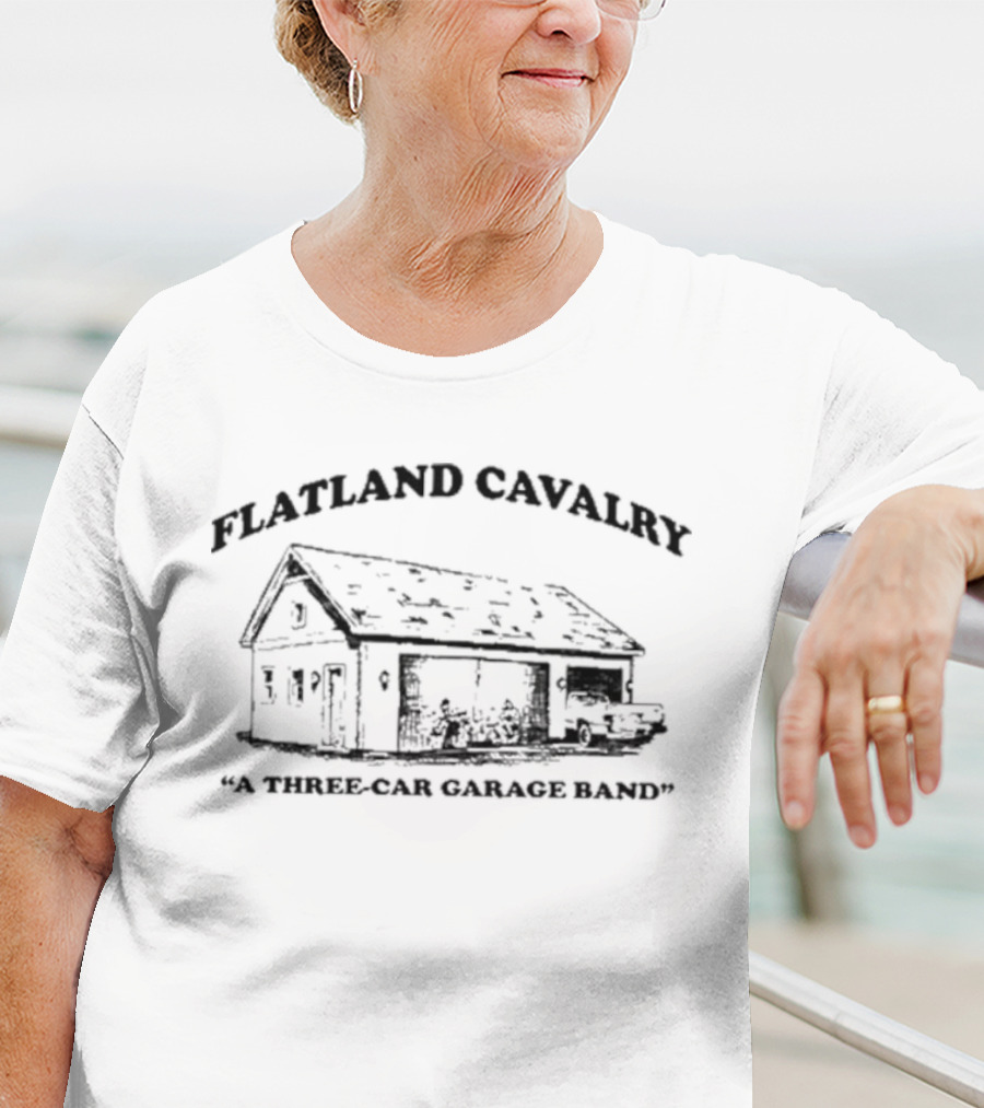 Flatland Cavalry A Three-Car Garage Band House T-Shirt