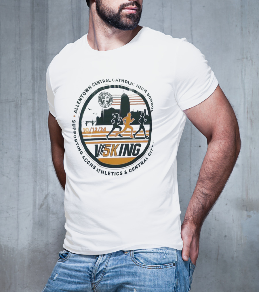 Visking 10/12/24 Allentown Central Catholic High School Supporting ACCHS Athletics And Central City T-Shirt