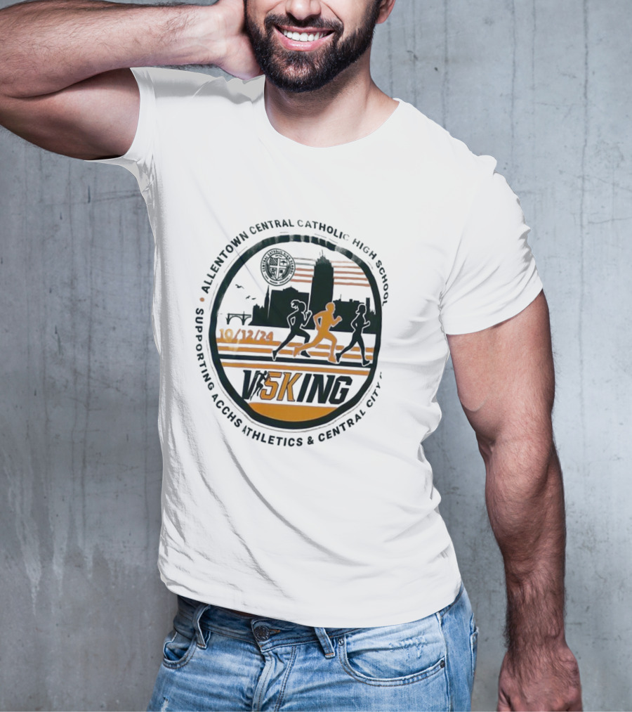 Visking 10/12/24 Allentown Central Catholic High School Supporting ACCHS Athletics And Central City T-Shirt