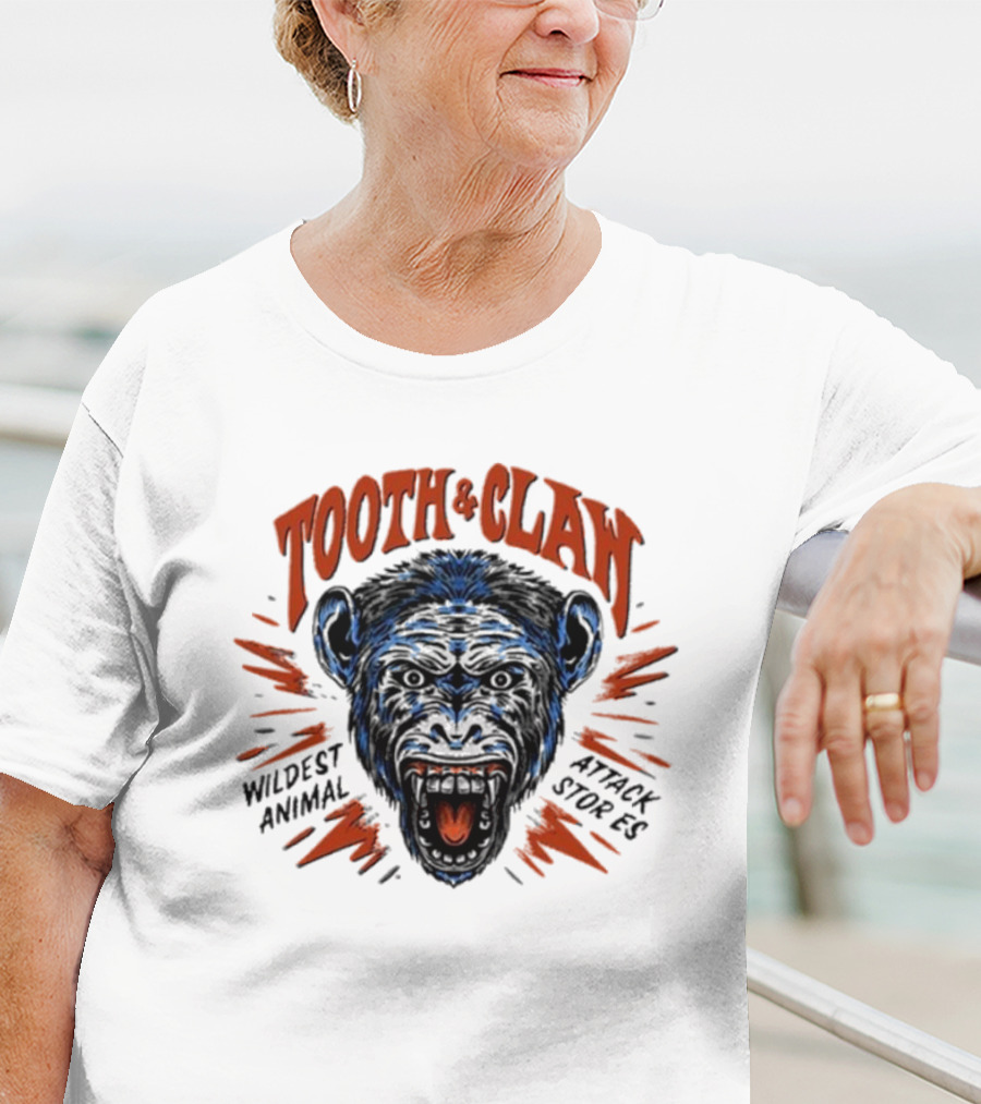 Tooth And Claw Wildest Animal Attack Stories T-Shirt