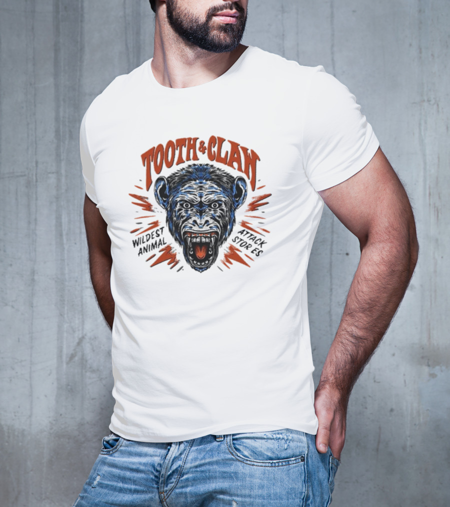 Tooth And Claw Wildest Animal Attack Stories T-Shirt