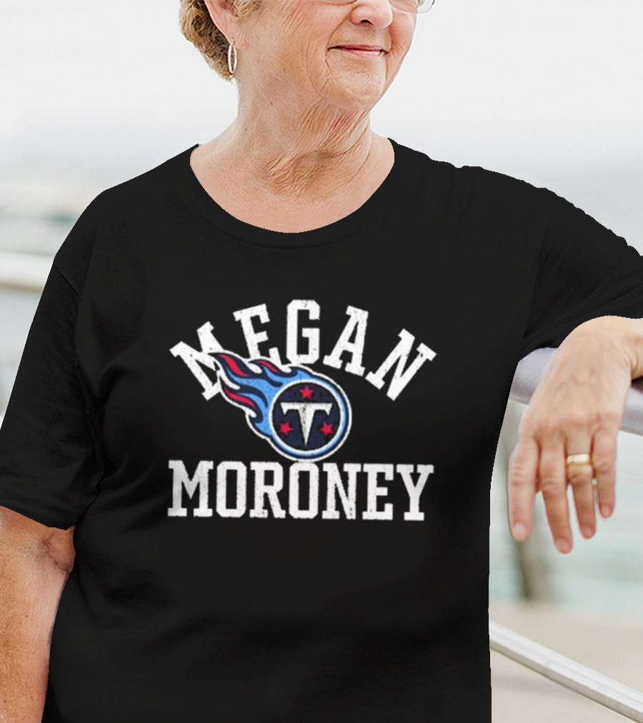 Megan Moroney Tennessee Titans Varsity Block Exclusive T-Shirt