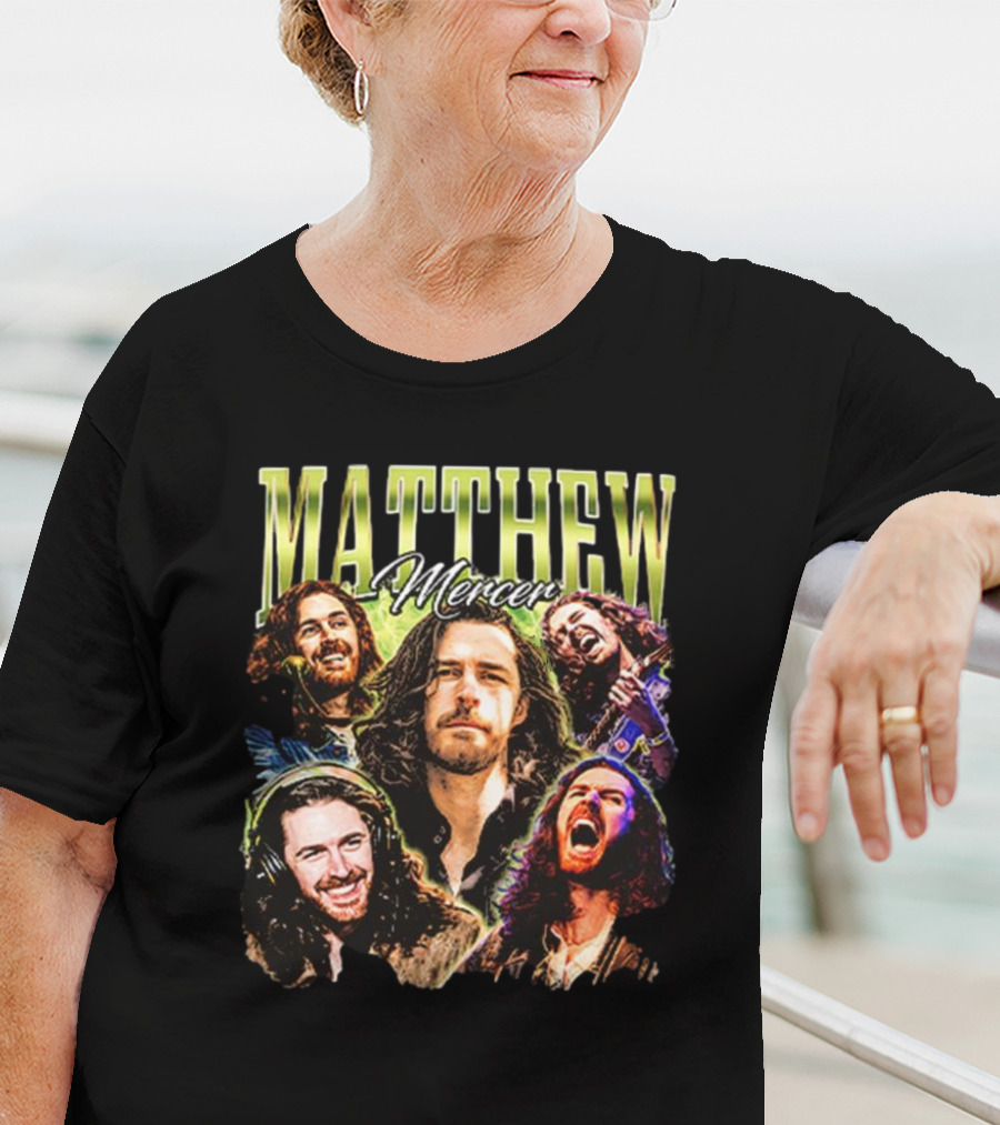 Matthew Mercer Collage Compilation T-Shirt