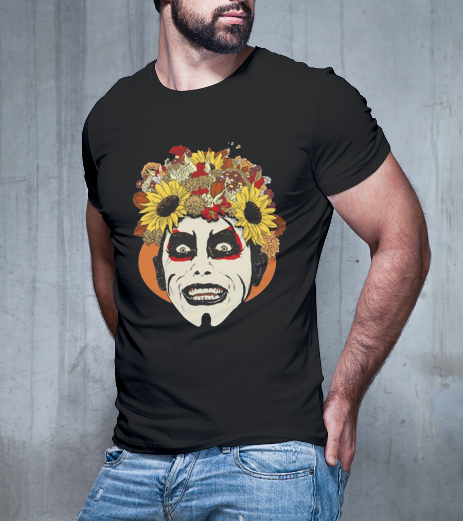 Danhausen Fallhausen Sunflower Face Paint WWE Wrestling T-Shirt